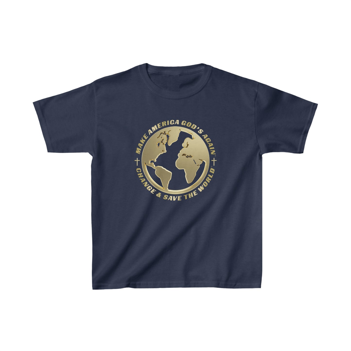 Make America God's Again: Change And Save The World - Premium Kids Teeshirt
