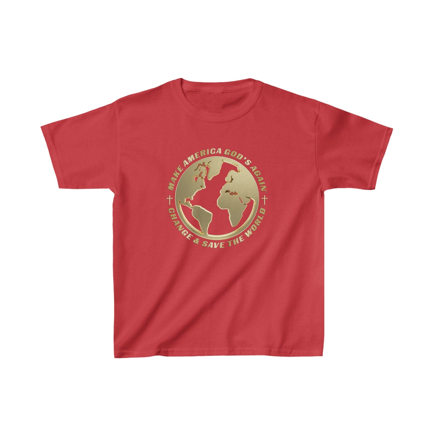 Make America God's Again: Change And Save The World - Premium Kids Teeshirt