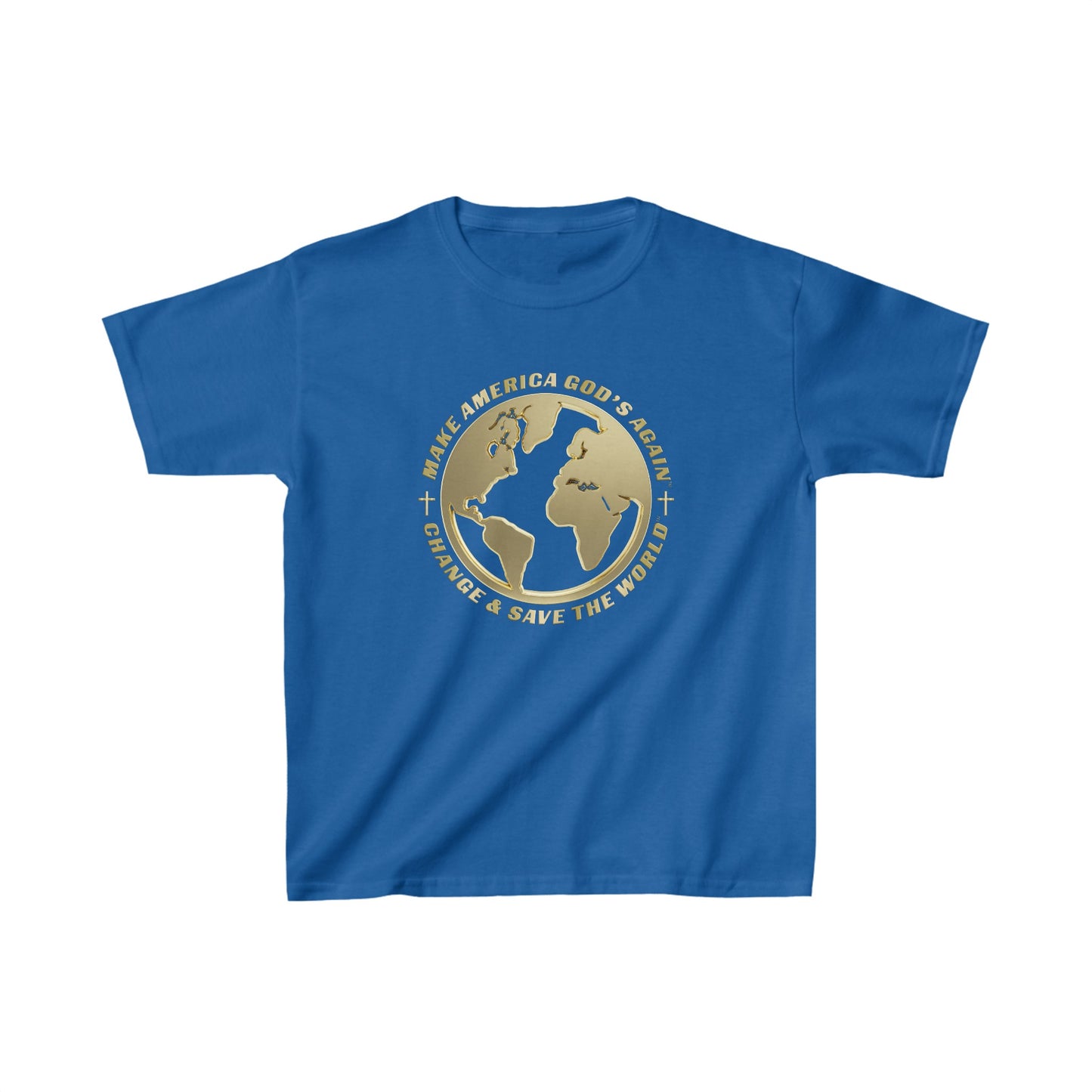 Make America God's Again: Change And Save The World - Premium Kids Teeshirt