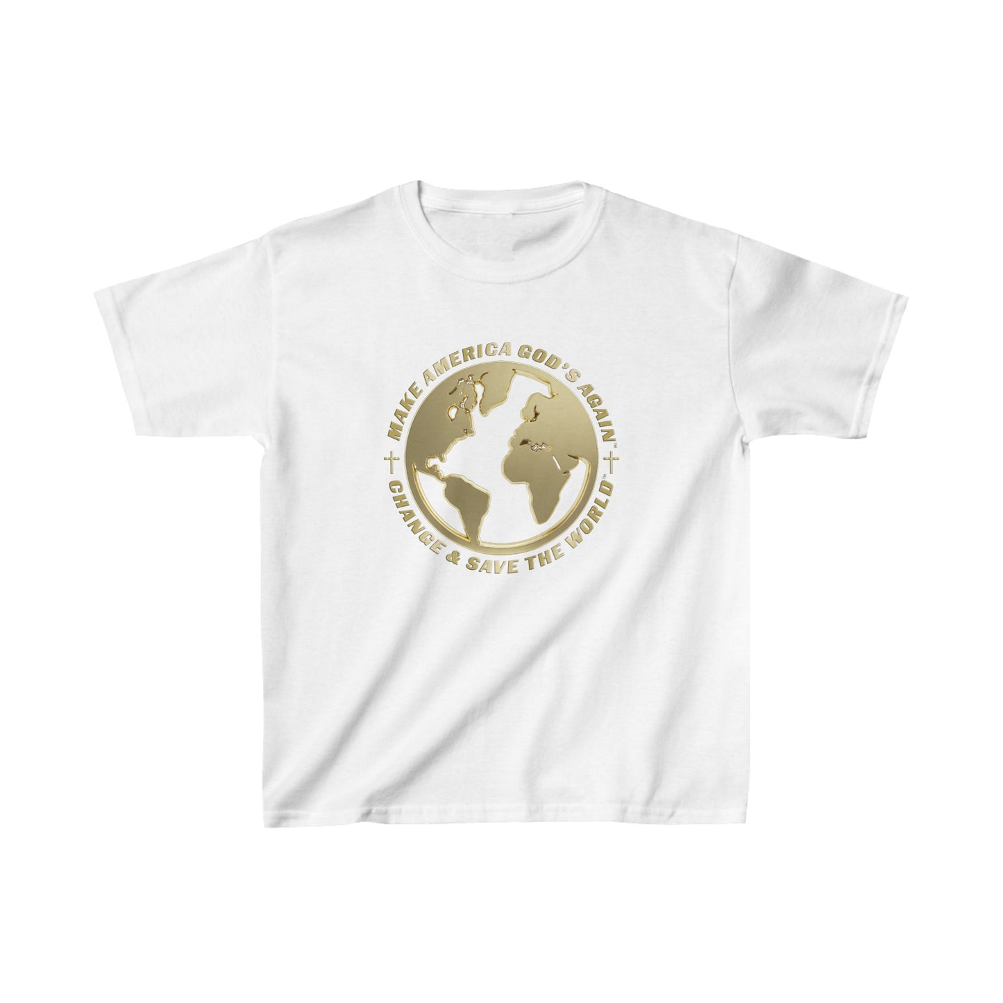 Make America God's Again: Change And Save The World - Premium Kids Teeshirt