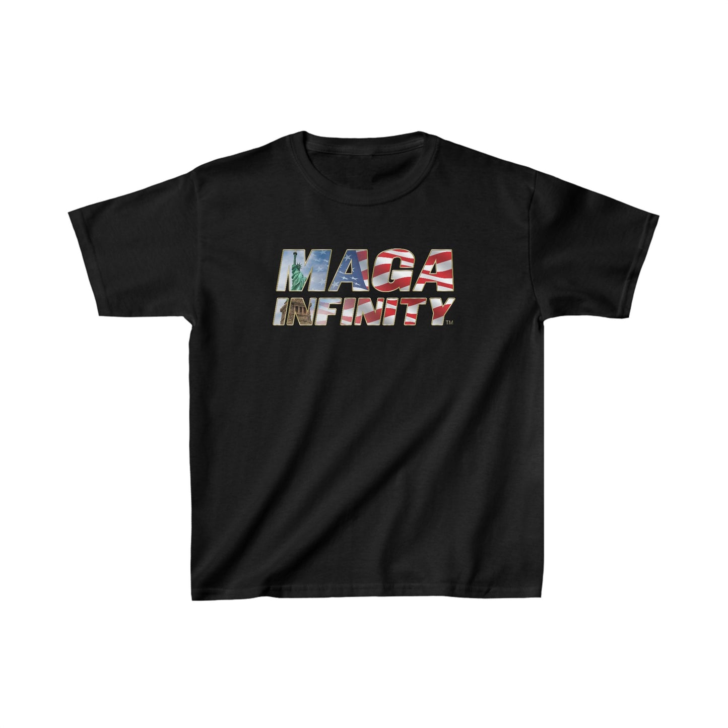 MAGA Infinity Statue Of Liberty Logo - Premium Kids Teeshirt