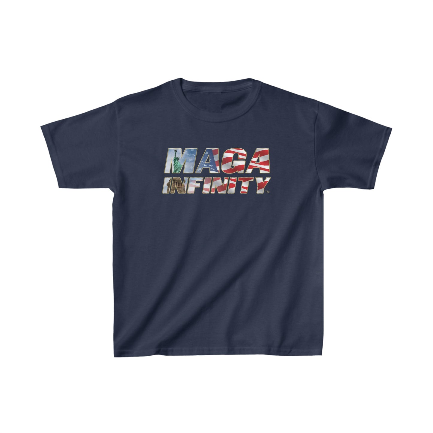 MAGA Infinity Statue Of Liberty Logo - Premium Kids Teeshirt