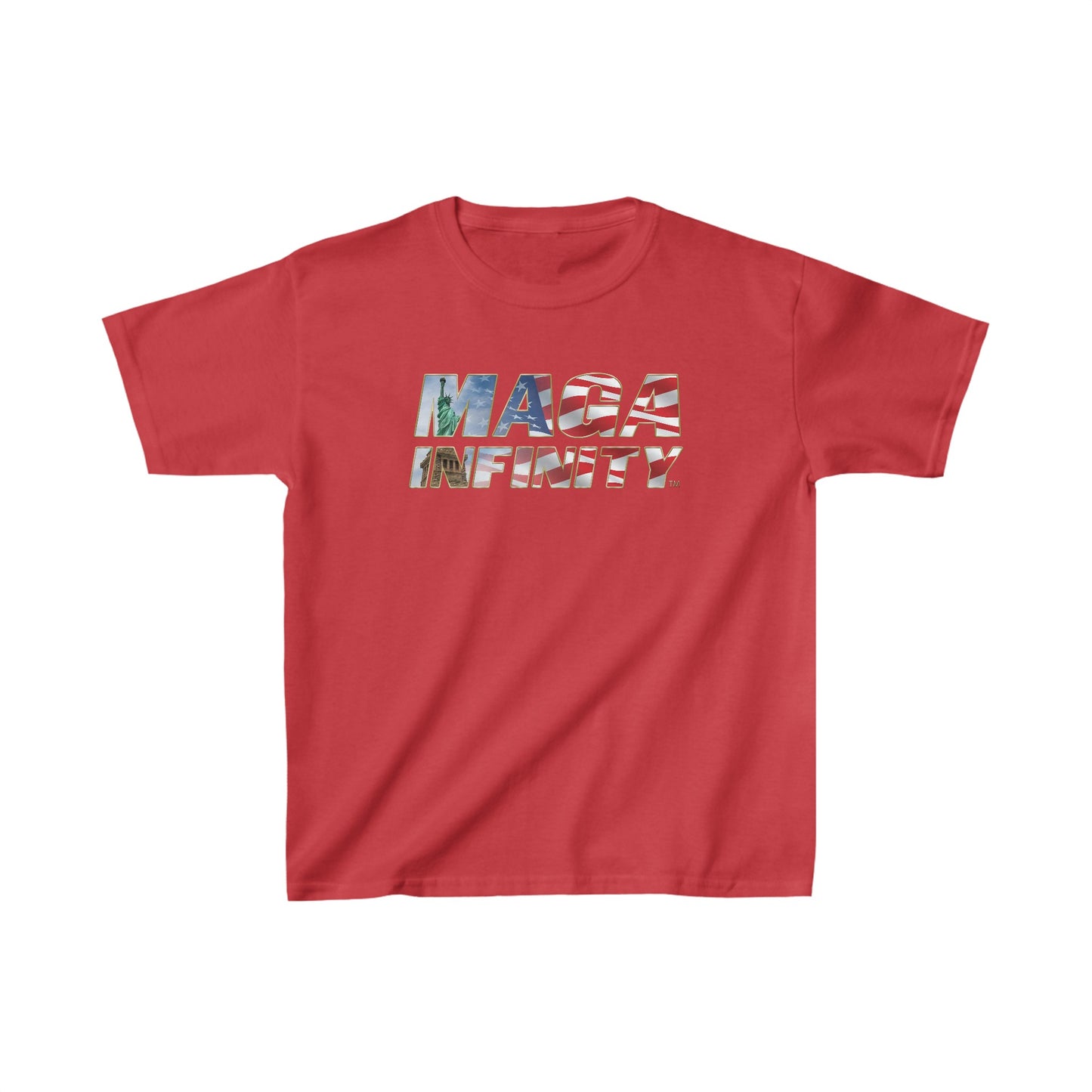 MAGA Infinity Statue Of Liberty Logo - Premium Kids Teeshirt