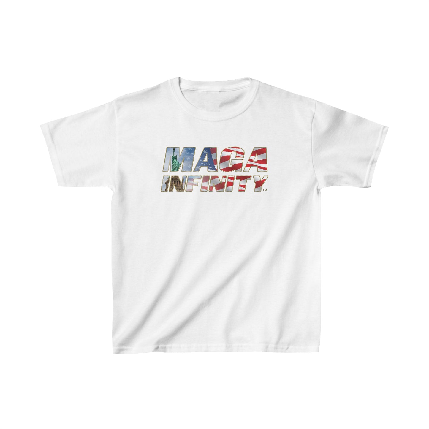 MAGA Infinity Statue Of Liberty Logo - Premium Kids Teeshirt