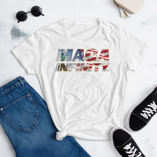 MAGA Infinity Statue Of Liberty Logo - Women's T-Shirt
