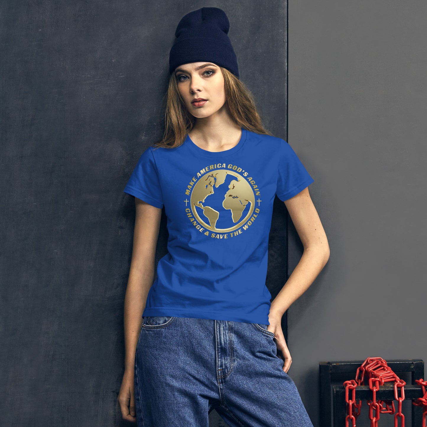 Make America God's Again: Change & Save The World - Women's T-Shirt