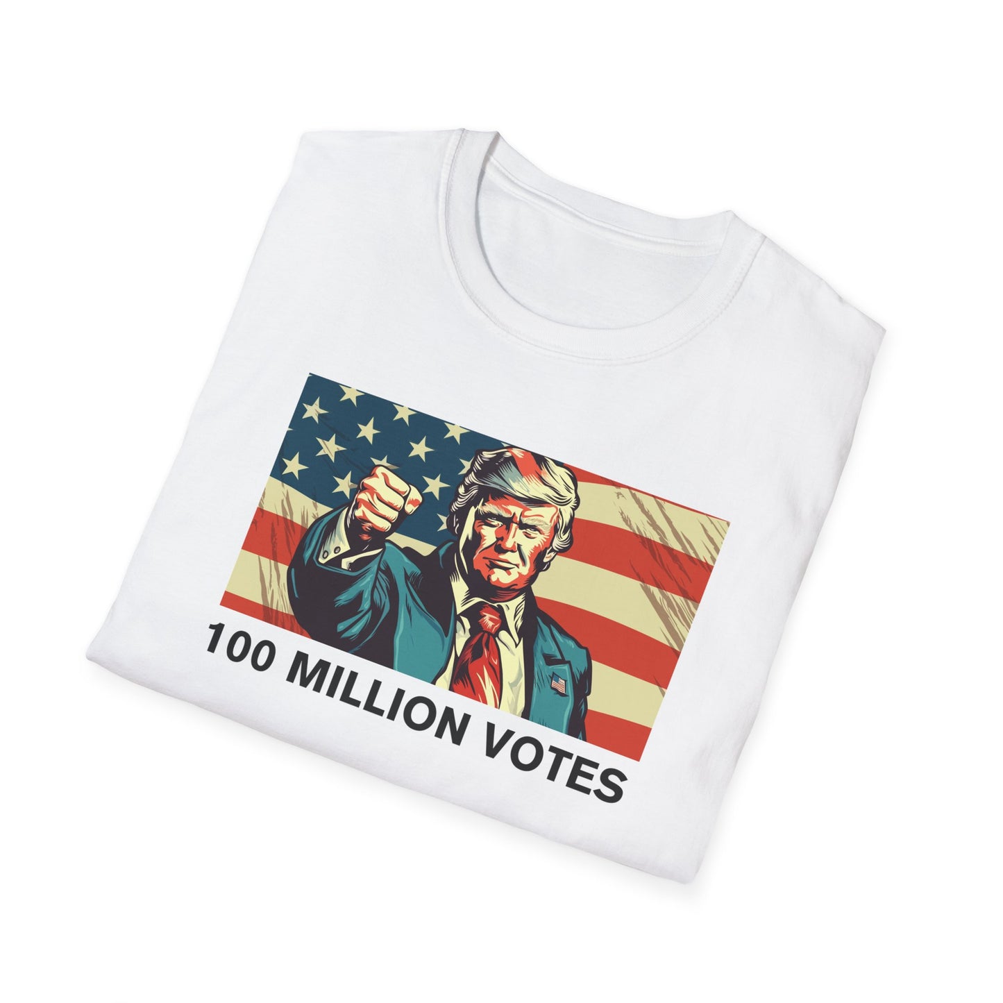 American's Unite - 100 Million Votes For Trump Men's T-Shirt - Design 6