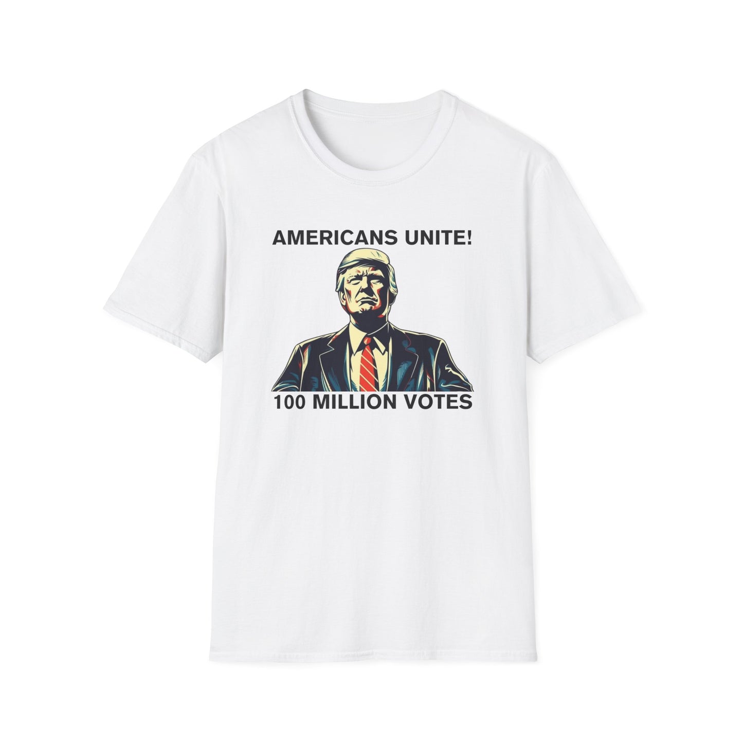 American's Unite - 100 Million Votes For Trump Men's T-Shirt - Design 5