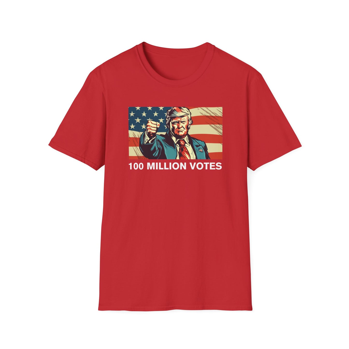 American's Unite - 100 Million Votes For Trump Men's T-Shirt - Design 6