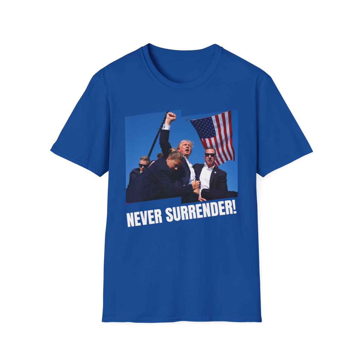 President Trump - Never Surrender! - Men's T-Shirt