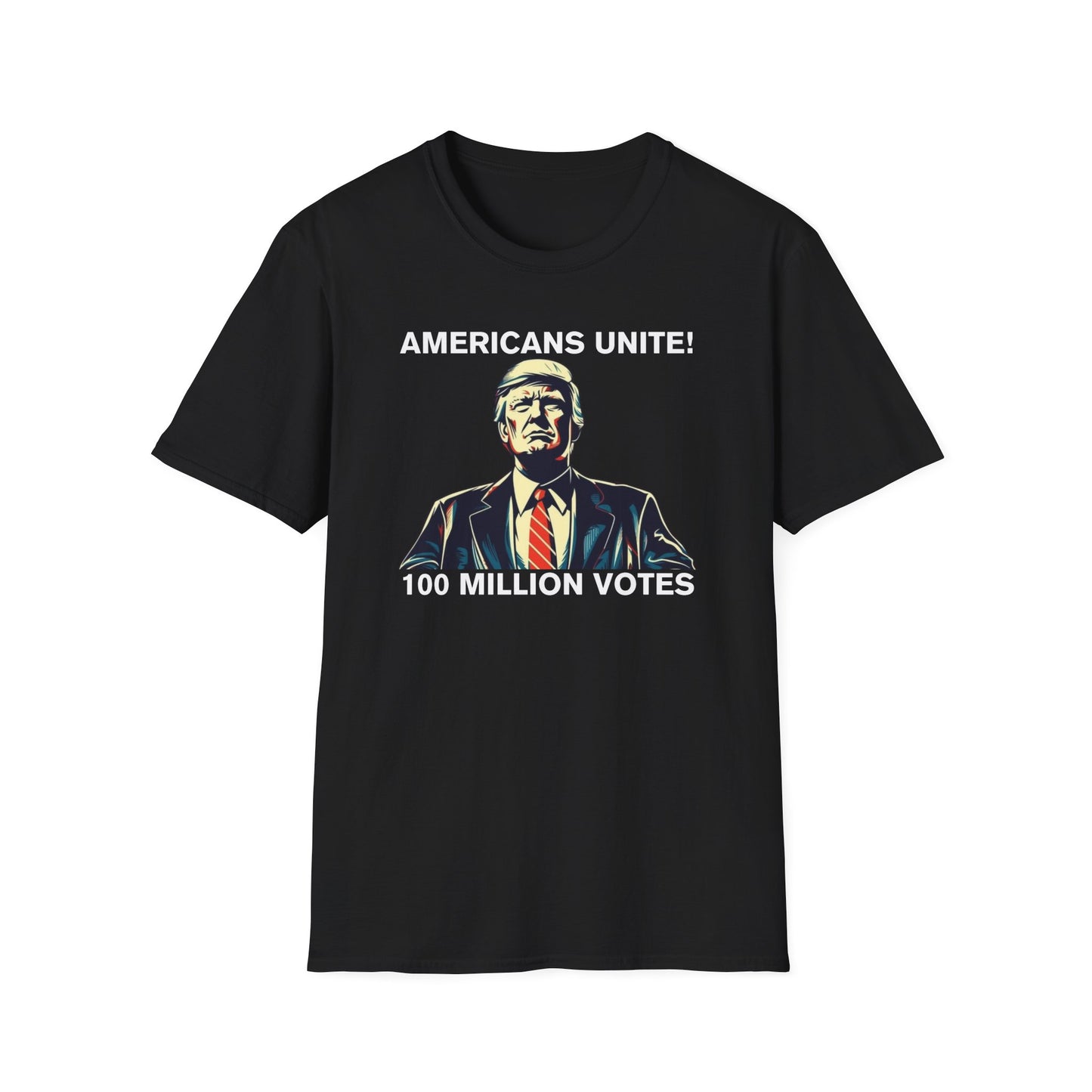 American's Unite - 100 Million Votes For Trump Men's T-Shirt - Design 5