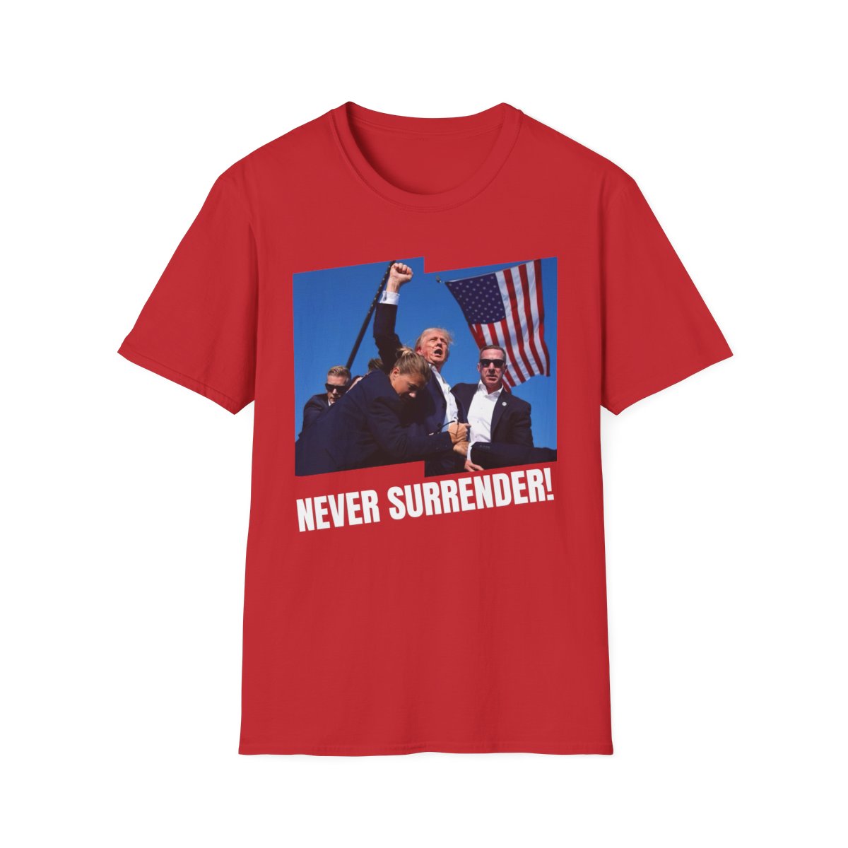 President Trump - Never Surrender! - Men's T-Shirt