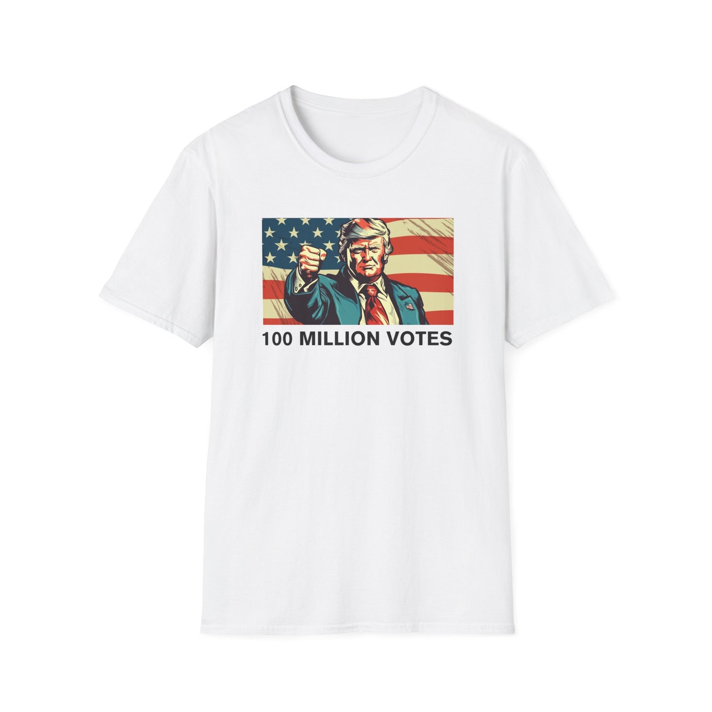 American's Unite - 100 Million Votes For Trump Men's T-Shirt - Design 6