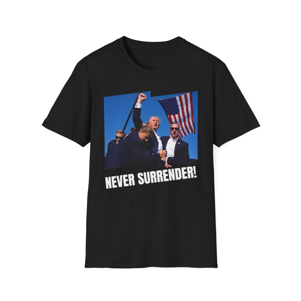 President Trump - Never Surrender! - Men's T-Shirt