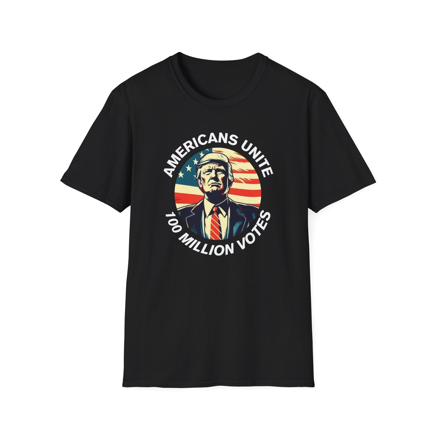 American's Unite - 100 Million Votes For Trump Men's T-Shirt - Design 7