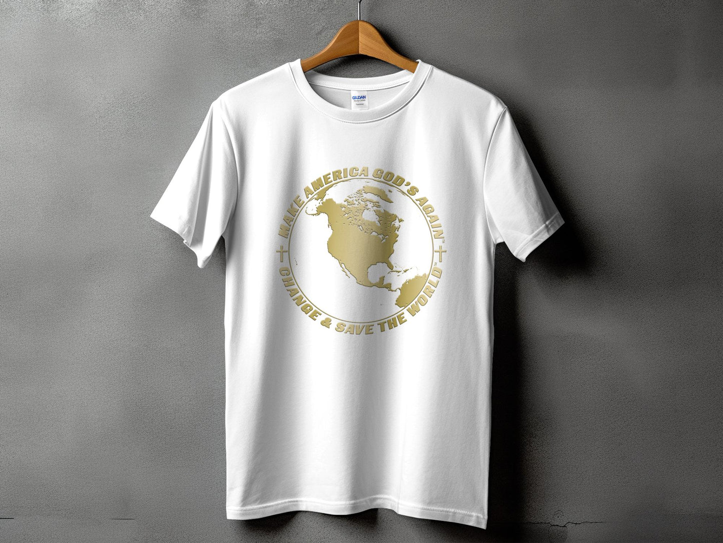 Make America God's Again: Change & Save The World - Men's T-Shirt