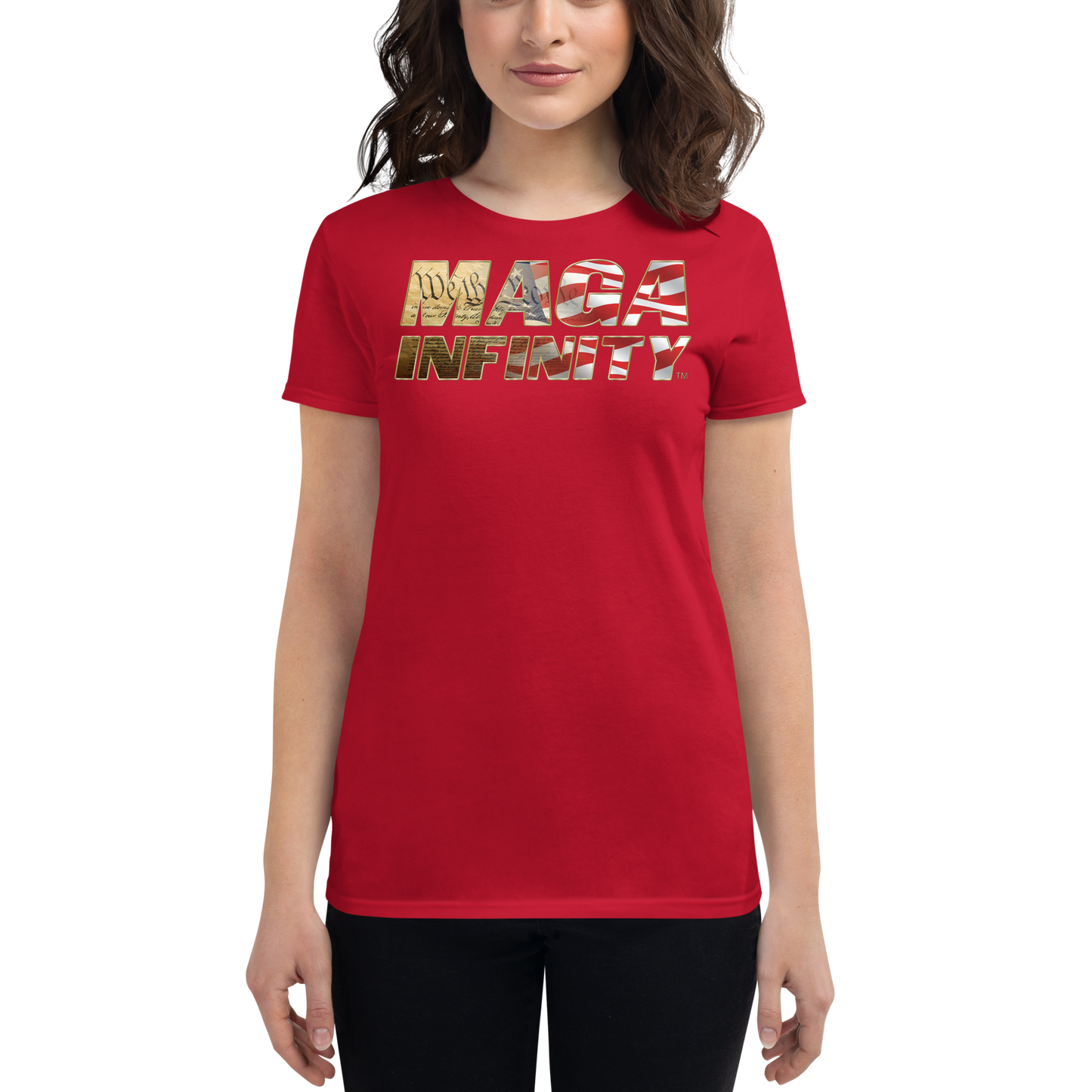 MAGA Infinity U.S. Constitution Logo - Women's T-Shirt