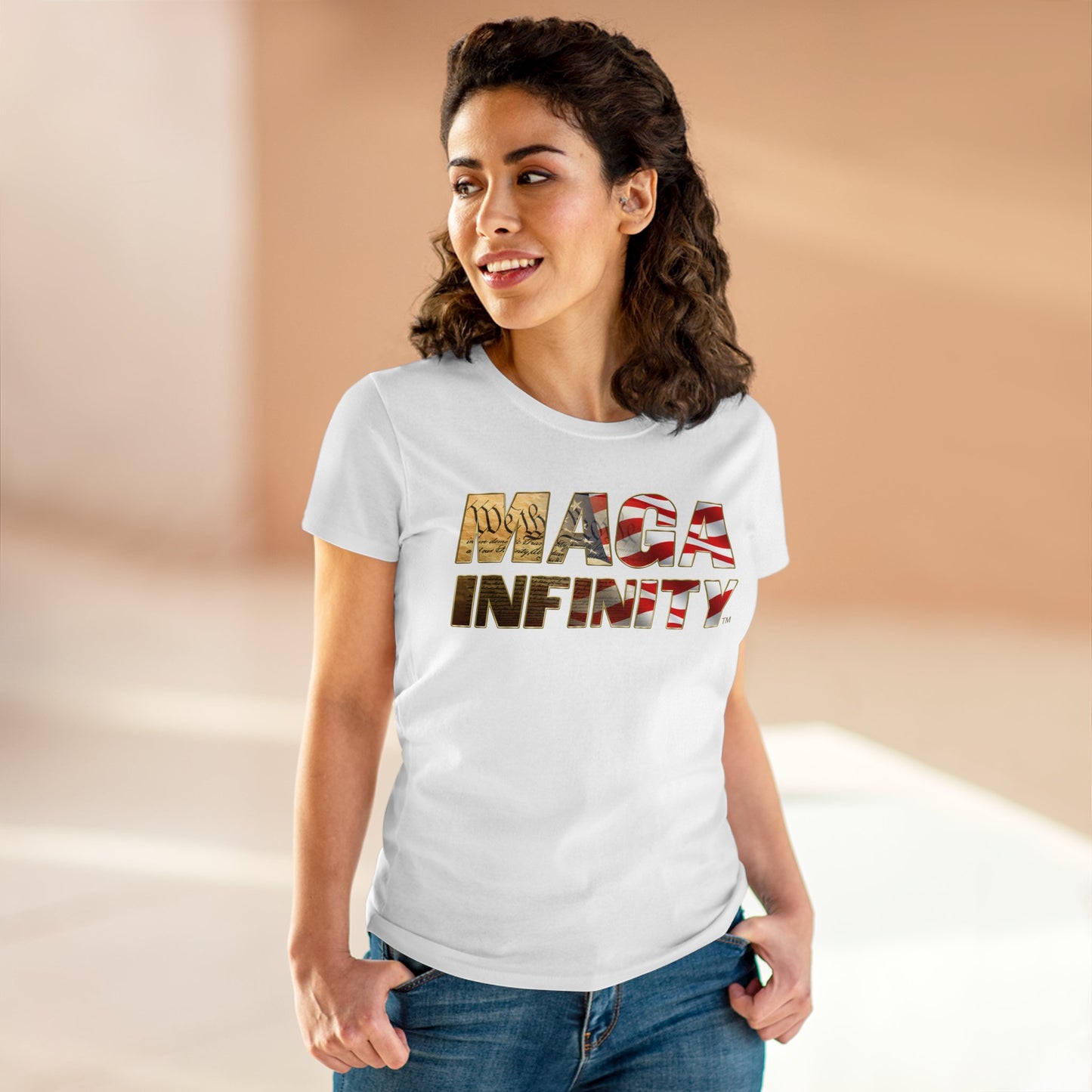 MAGA Infinity U.S. Constitution Logo - Women's T-Shirt