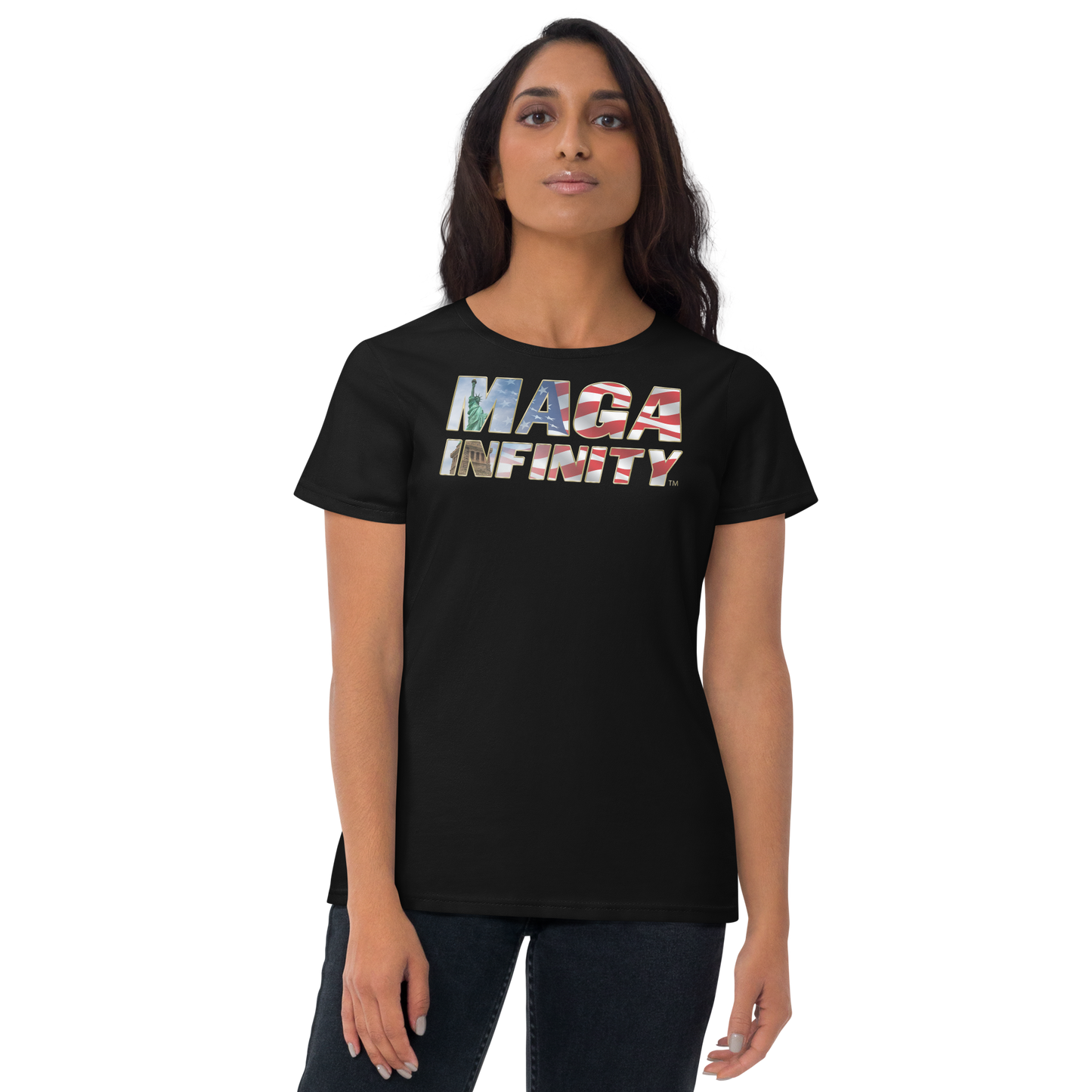 MAGA Infinity Statue Of Liberty Logo - Women's T-Shirt