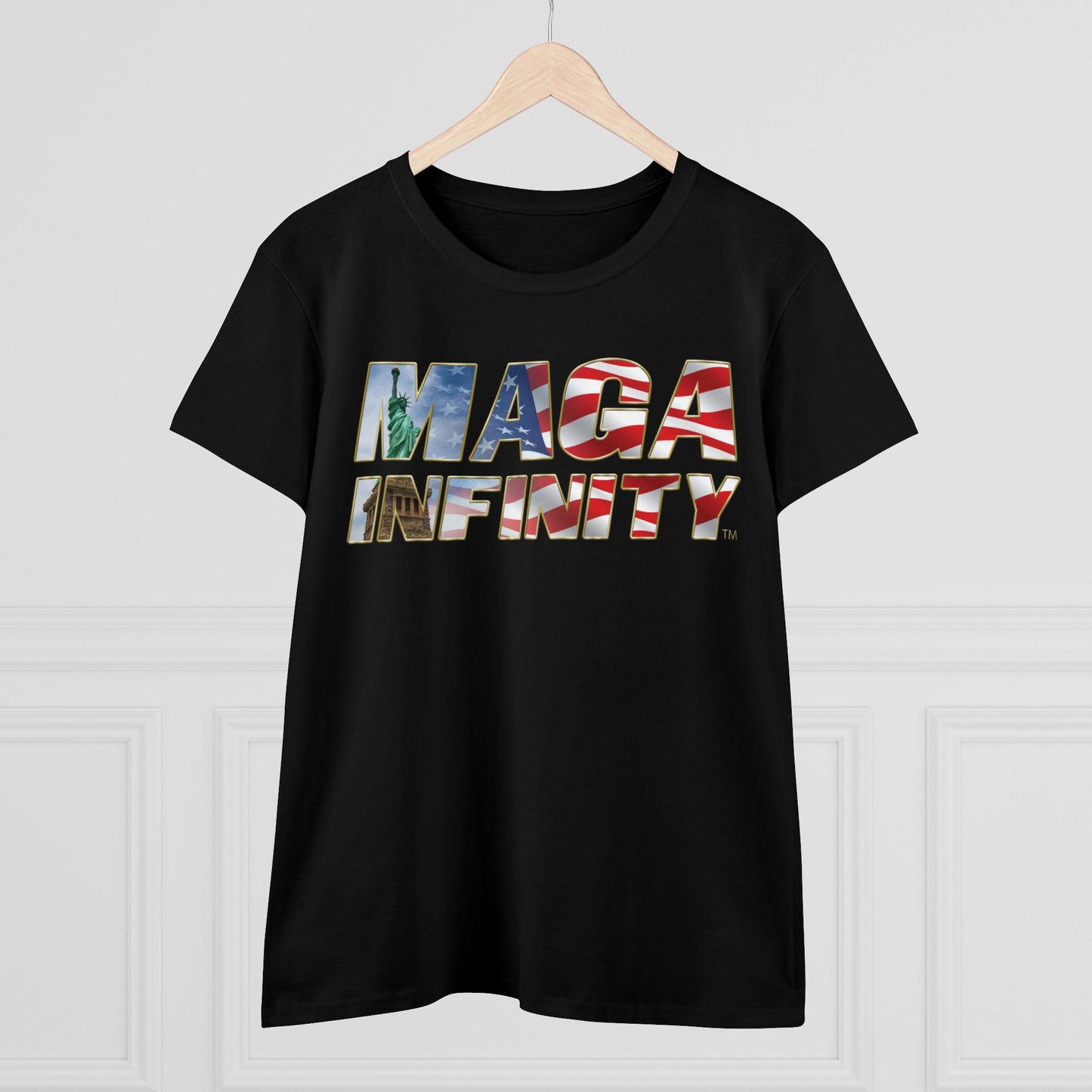 MAGA Infinity Statue Of Liberty Logo - Women's T-Shirt