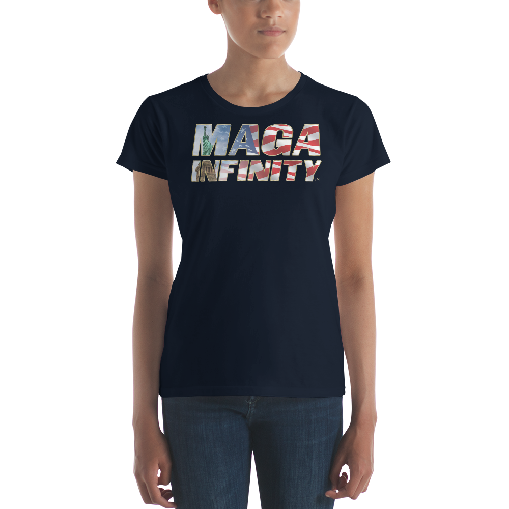 MAGA Infinity Statue Of Liberty Logo - Women's T-Shirt