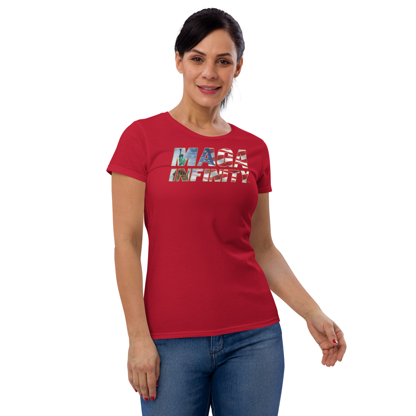 MAGA Infinity Statue Of Liberty Logo - Women's T-Shirt