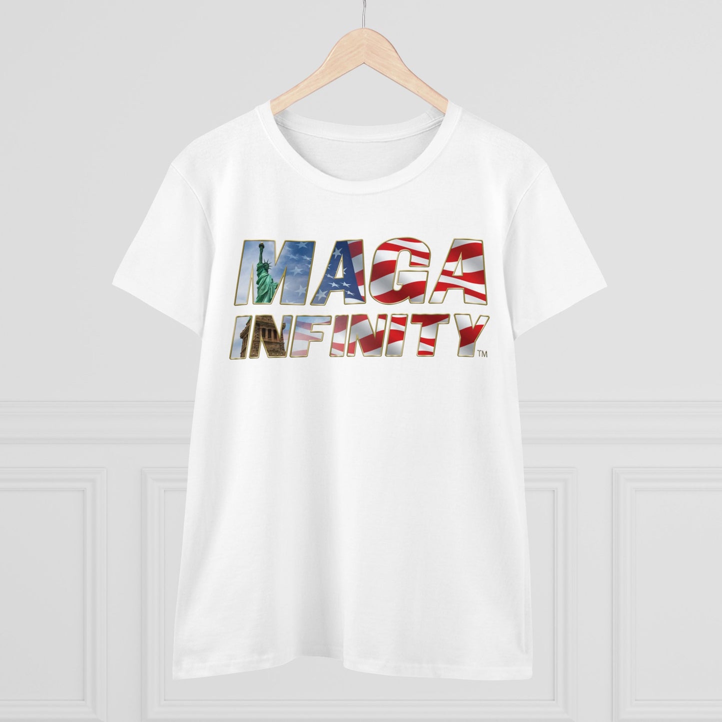 MAGA Infinity Statue Of Liberty Logo - Women's T-Shirt