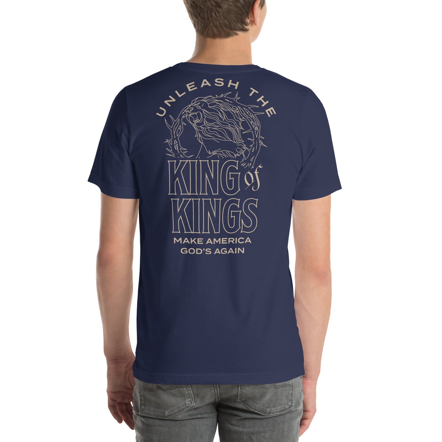 Unleash The King Of Kings - Lion Of Judah - Men's T-Shirt