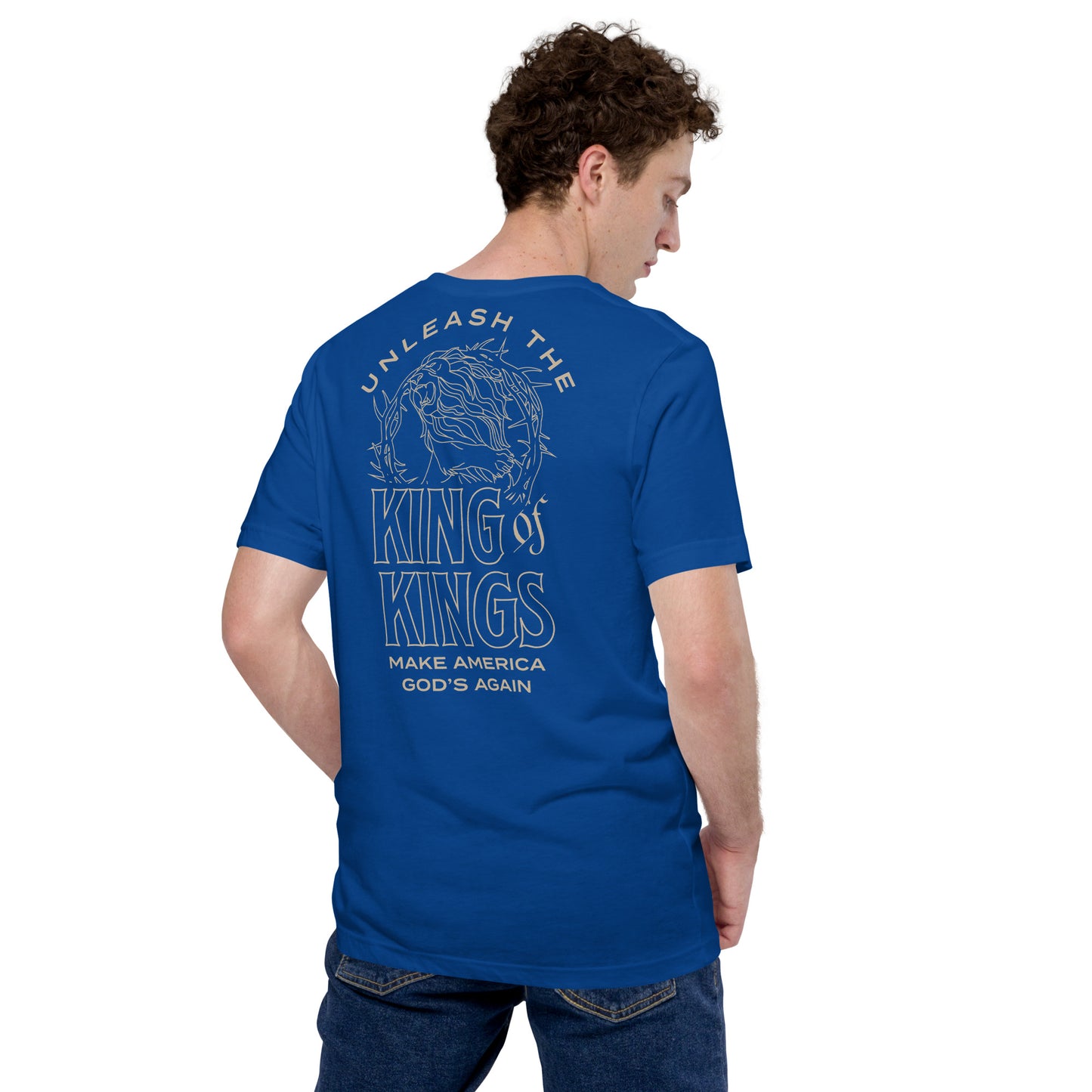 Unleash The King Of Kings - Lion Of Judah - Men's T-Shirt