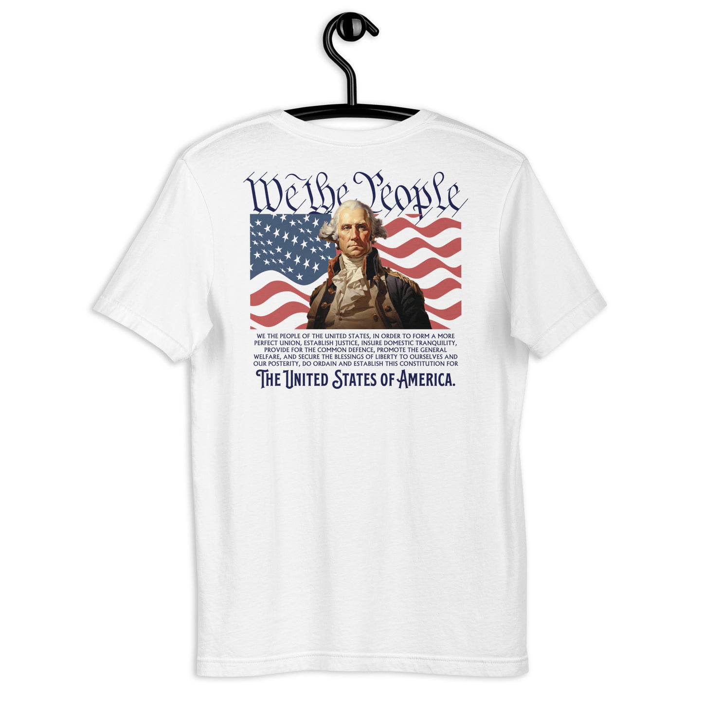 We The People & George Washington - Patriotic Men's T-Shirt