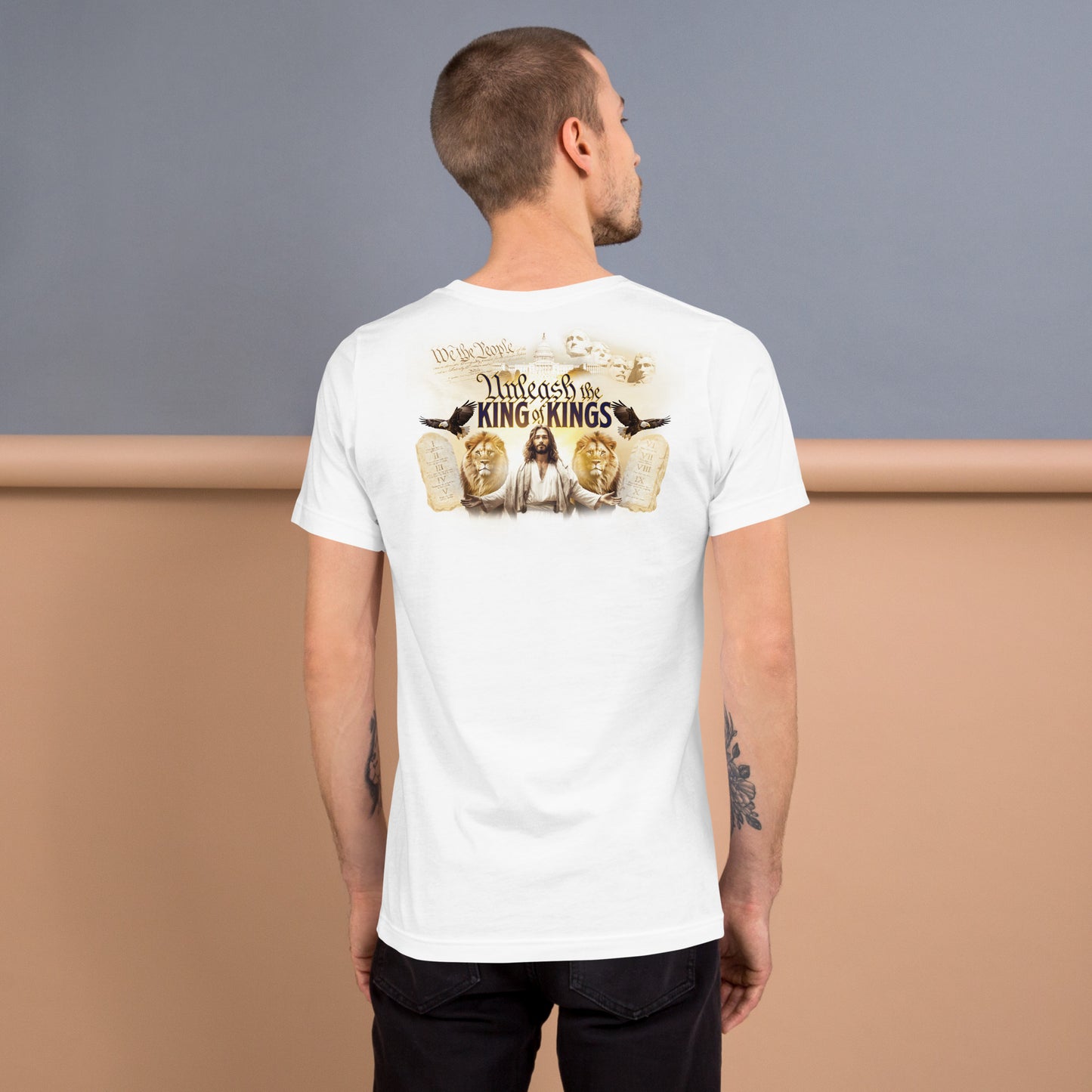 Unleash The King Of Kings - 10 Commandments - Men's T-Shirt