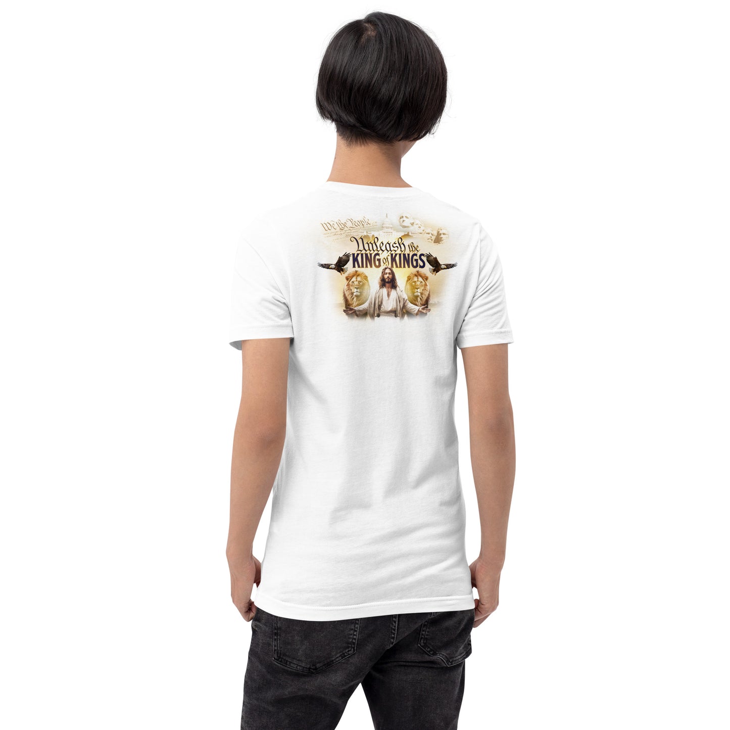 Unleash The King Of Kings - Christian Men's T-Shirt