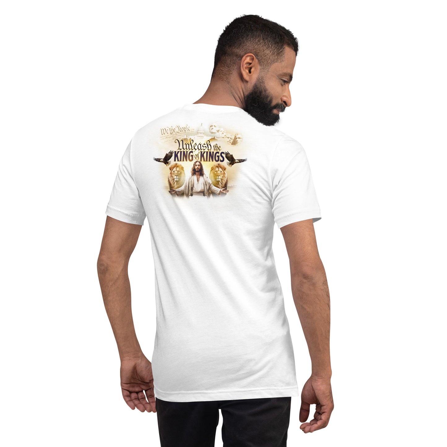 Unleash The King Of Kings - Christian Men's T-Shirt