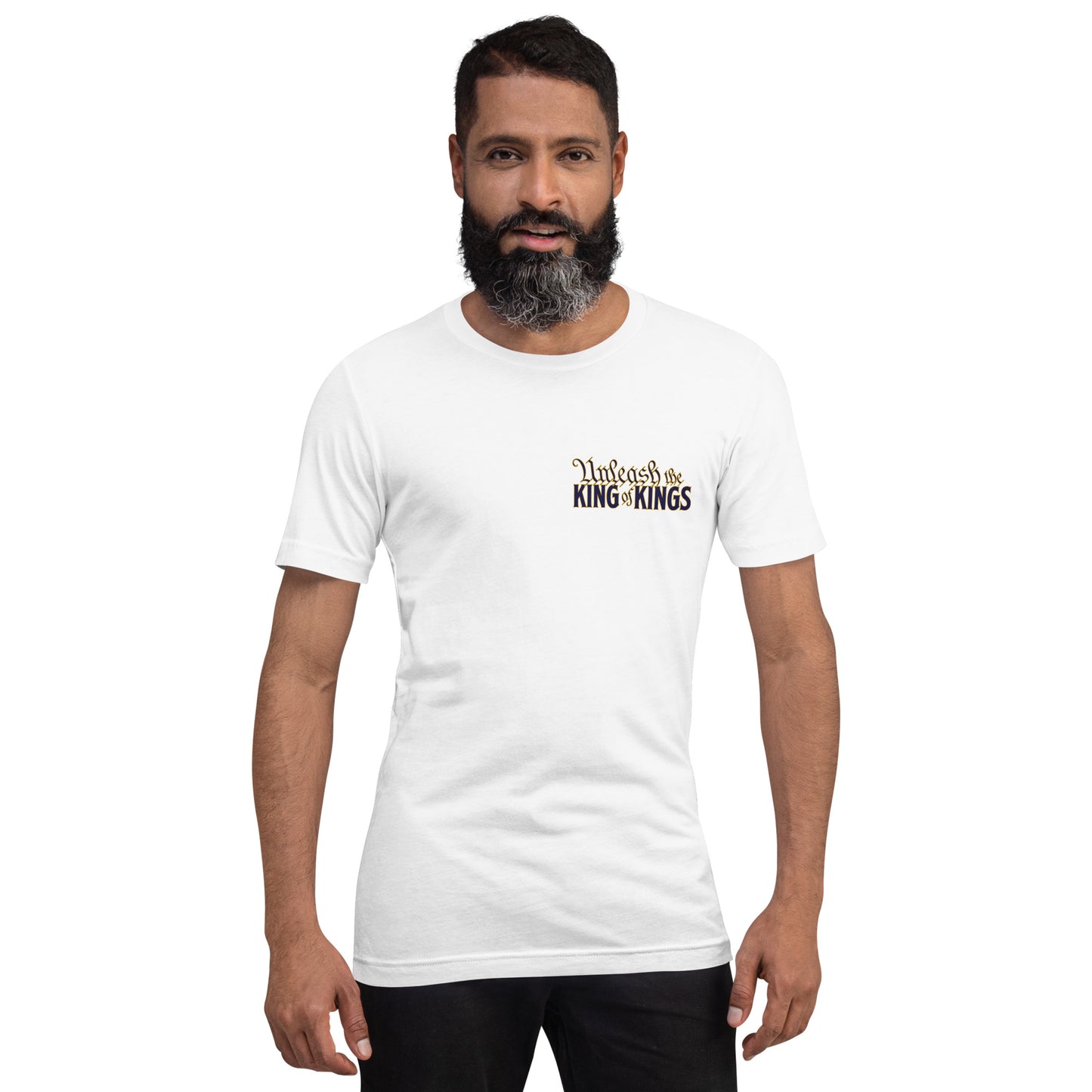 Unleash The King Of Kings - Christian Men's T-Shirt