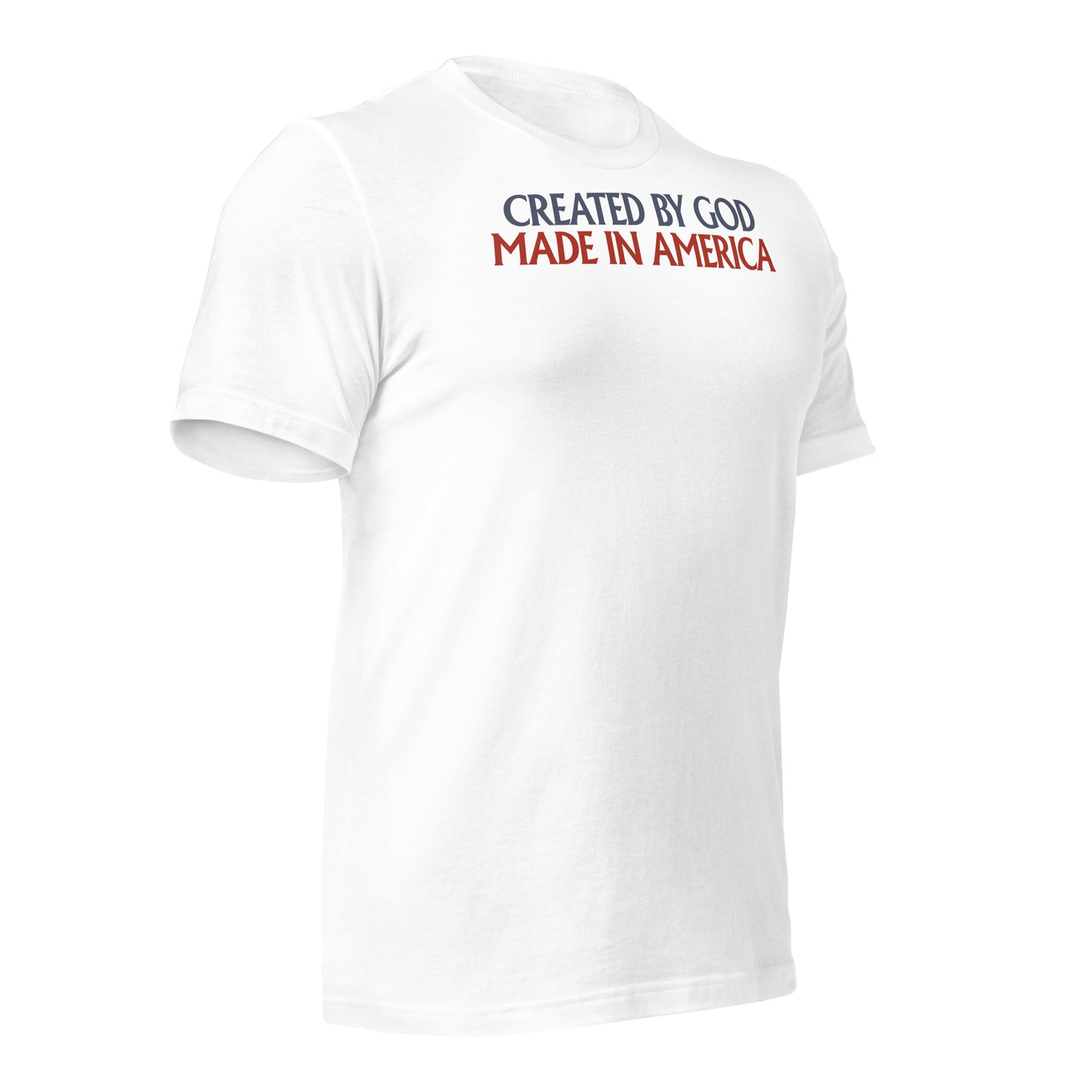 Created By God, Made In America - Men's T-Shirt