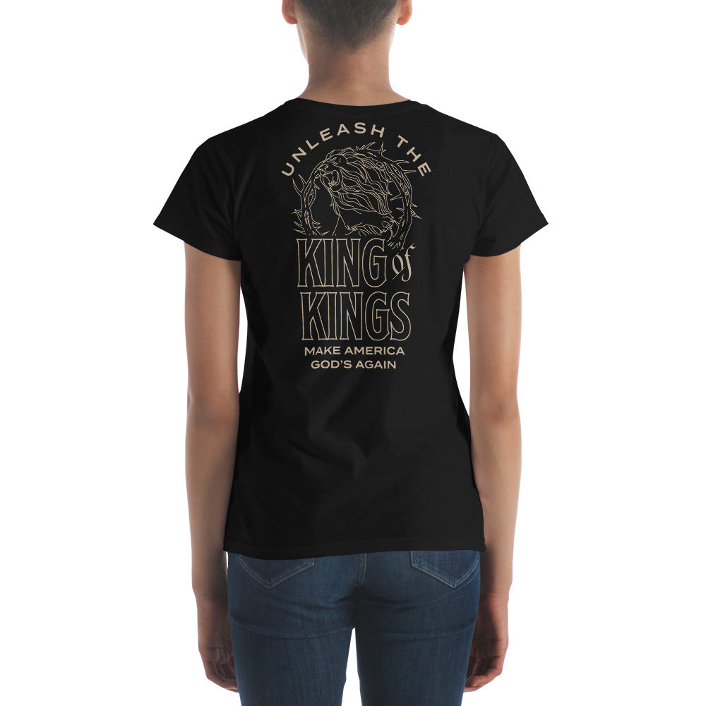 Unleash The King Of Kings - Lion Of Judah - Women's T-Shirt