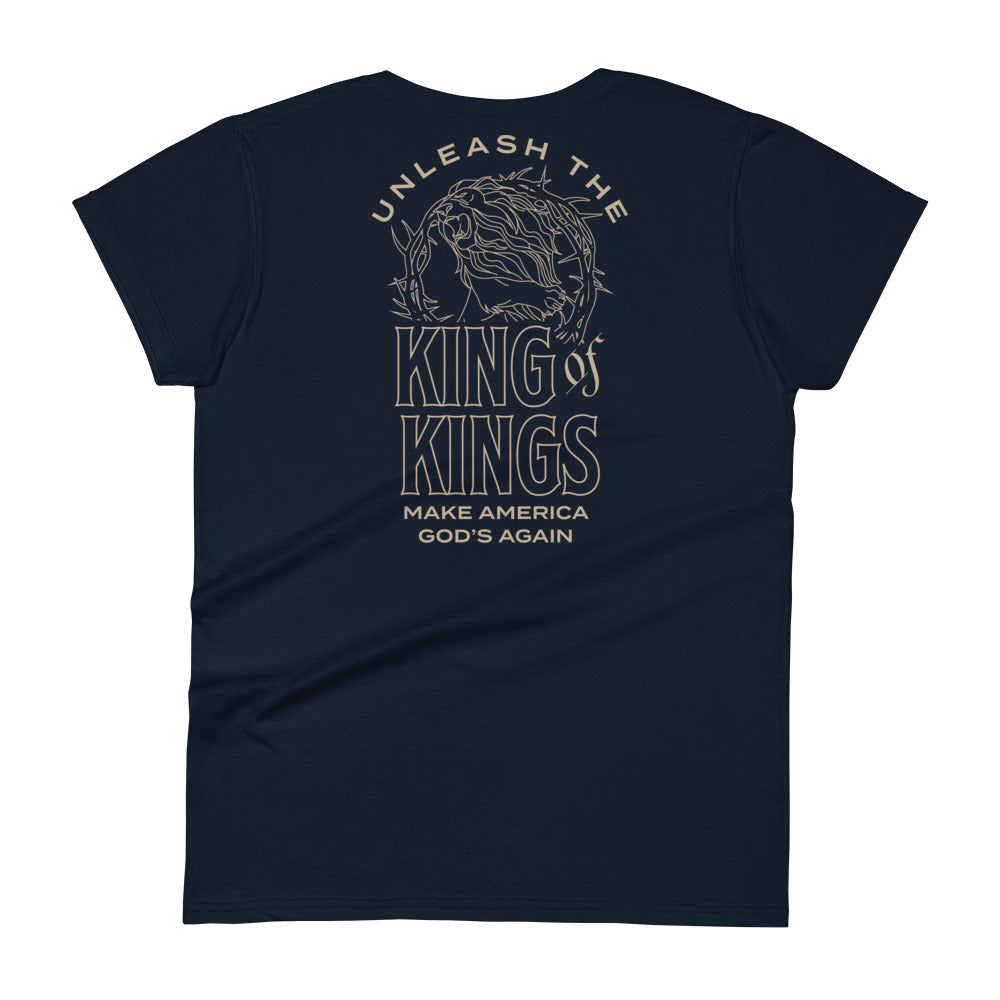 Unleash The King Of Kings - Lion Of Judah - Women's T-Shirt