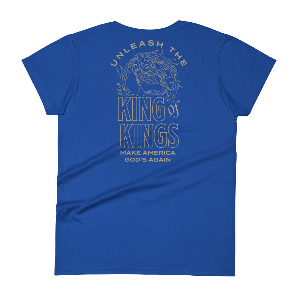 Unleash The King Of Kings - Lion Of Judah - Women's T-Shirt