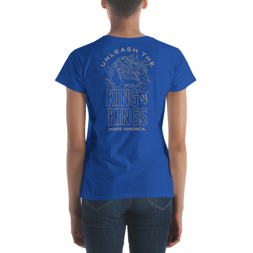 Unleash The King Of Kings - Lion Of Judah - Women's T-Shirt