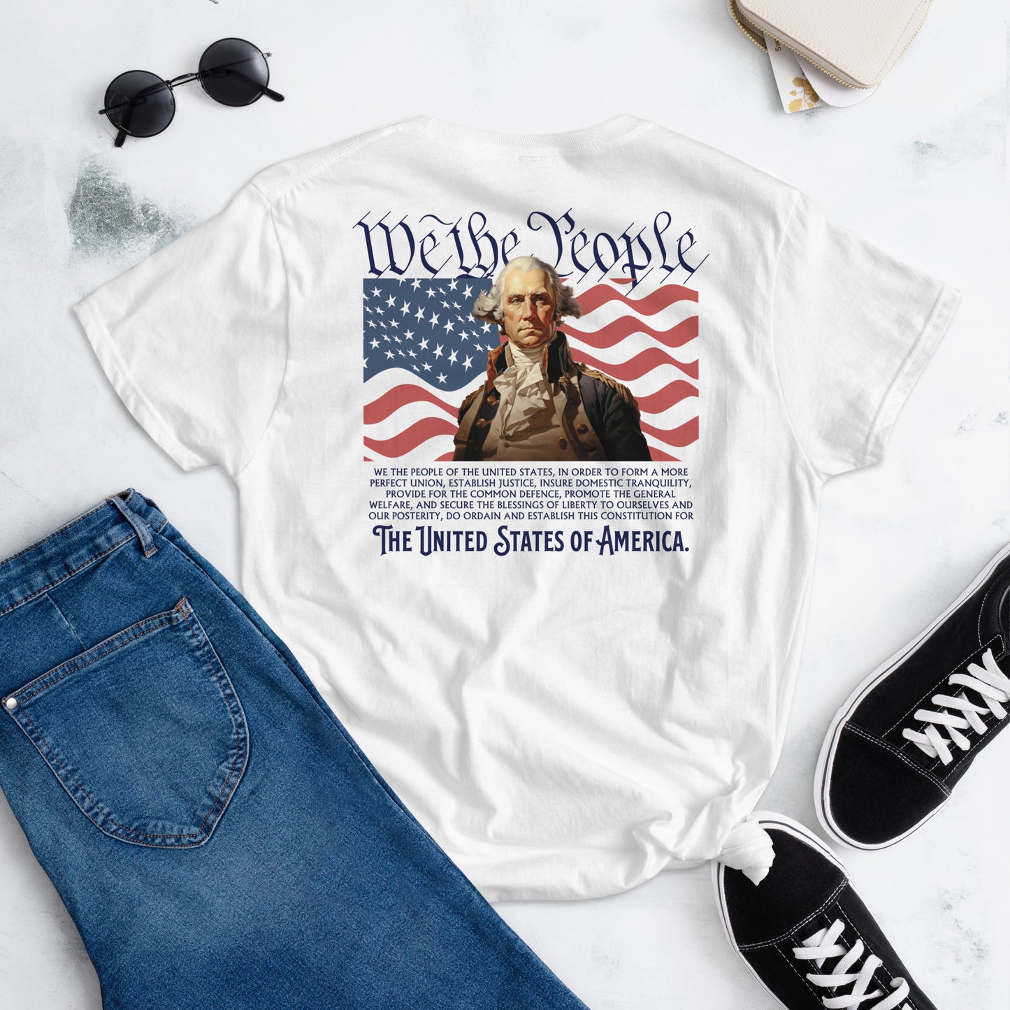 We The People - Patriotic Women's T-Shirt