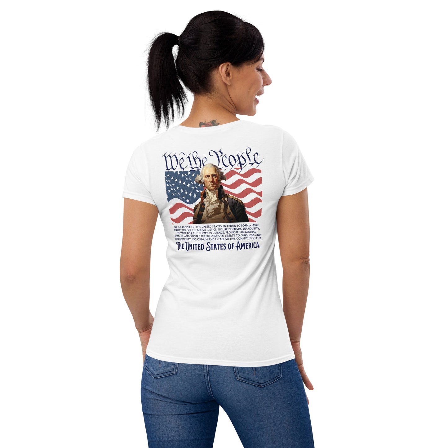 We The People - Patriotic Women's T-Shirt