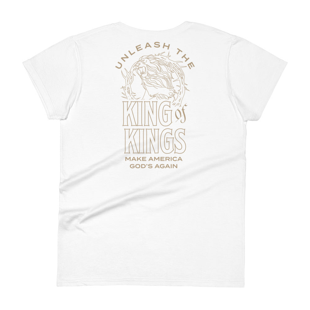 Unleash The King Of Kings - Lion Of Judah - Women's T-Shirt