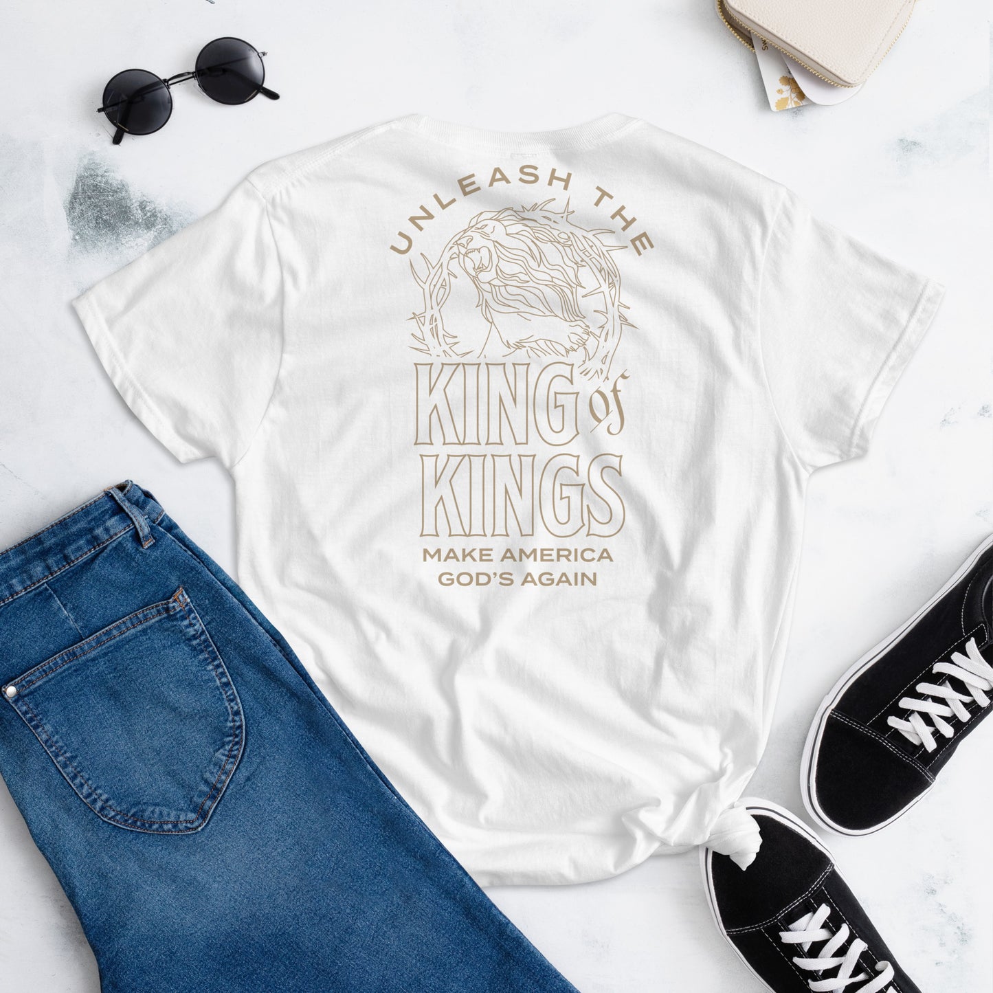 Unleash The King Of Kings - Lion Of Judah - Women's T-Shirt