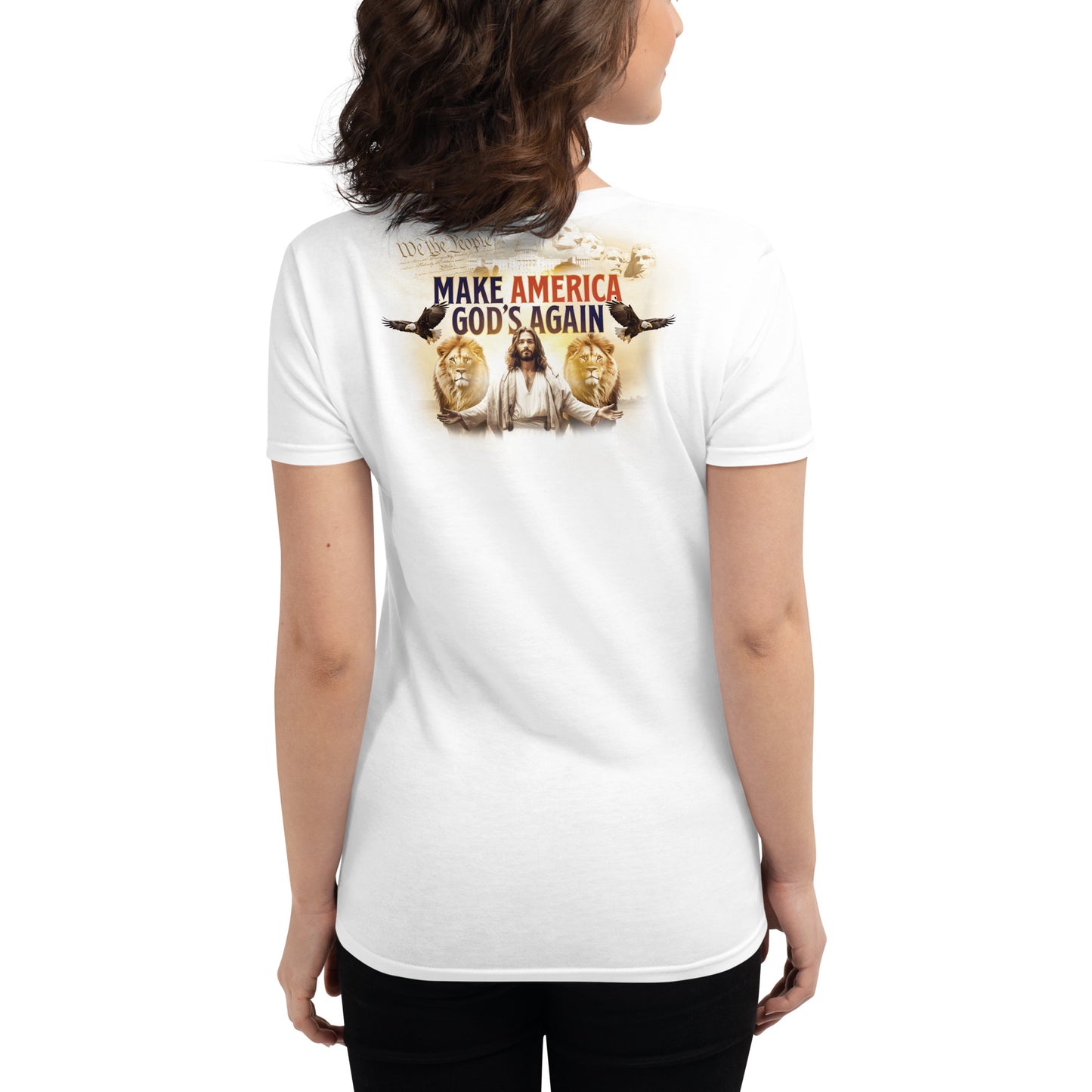 Unleash The King Of Kings - Make America God's Again - Women's T-Shirt