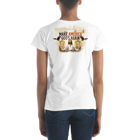 Unleash The King Of Kings - Make America God's Again - Women's T-Shirt