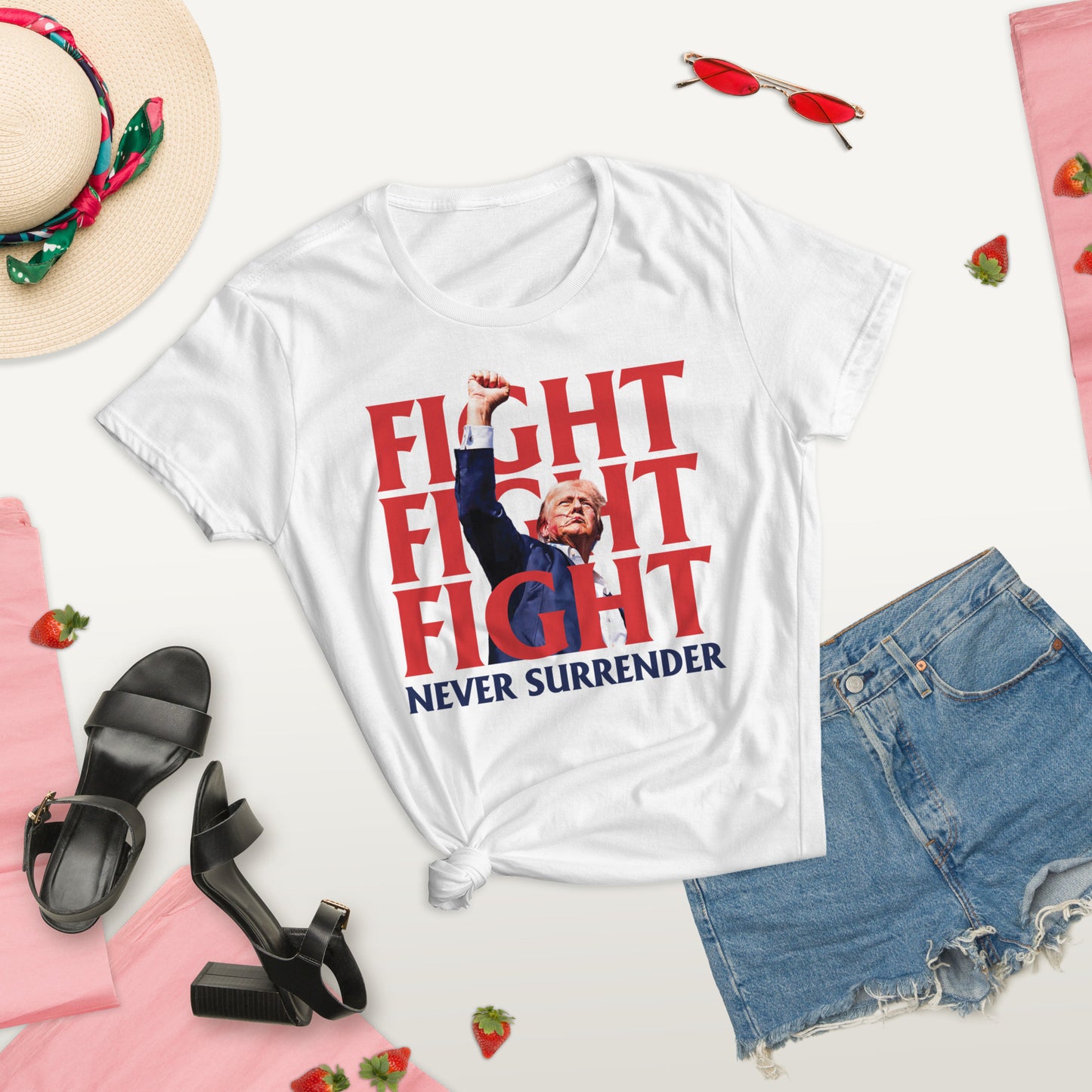 Donald Trump - Fight, Fight, Fight! - Women's T-Shirt