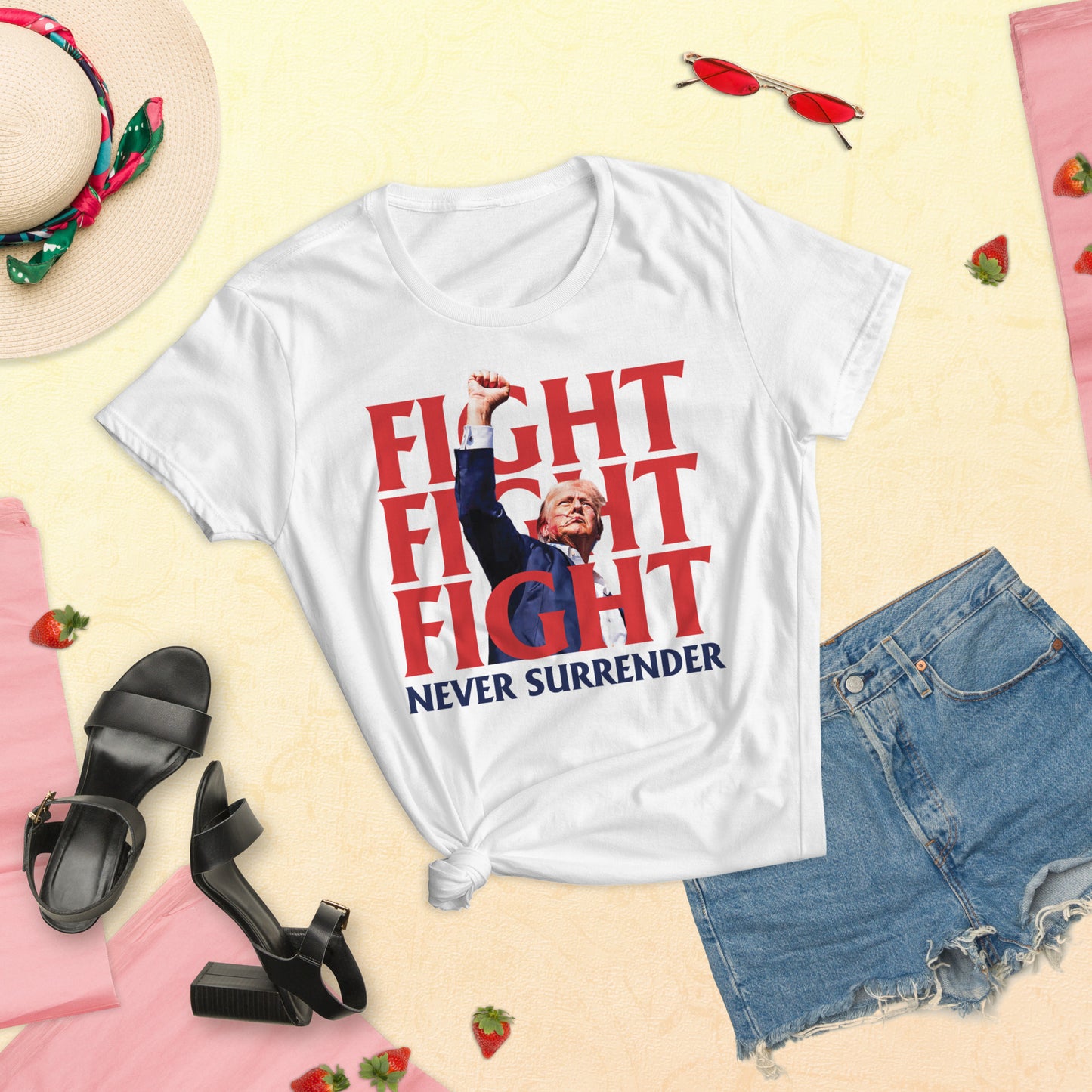 Donald Trump - Fight, Fight, Fight! - Women's T-Shirt