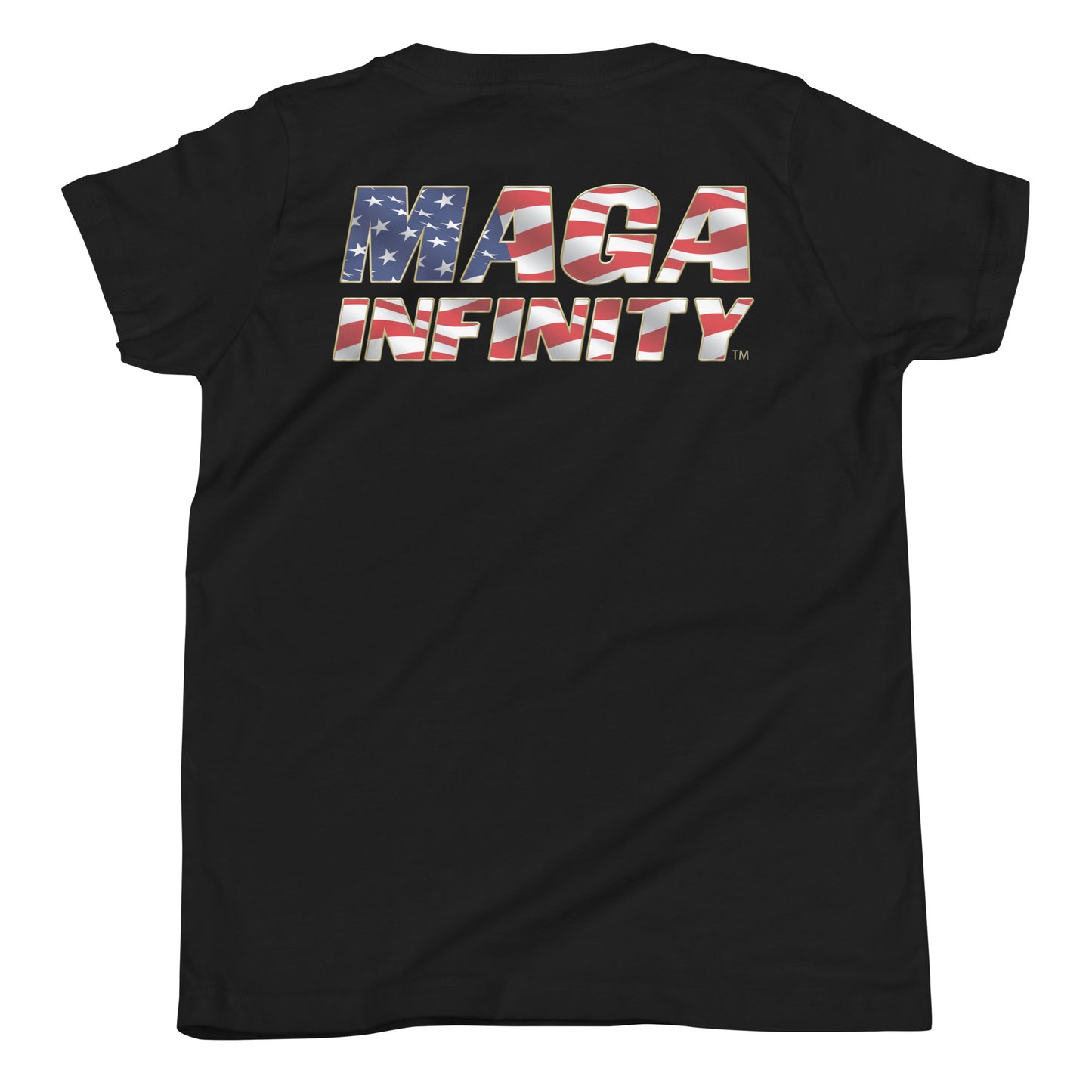 Trump - American Made, MAGA Infinity, Two-Sided Kid's T-Shirt