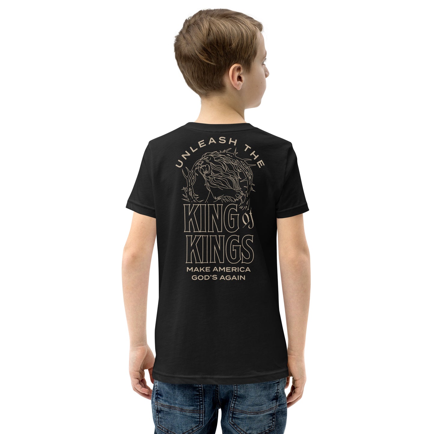 Unleash The King Of Kings - Lion Of Judah - Kids' T-Shirt