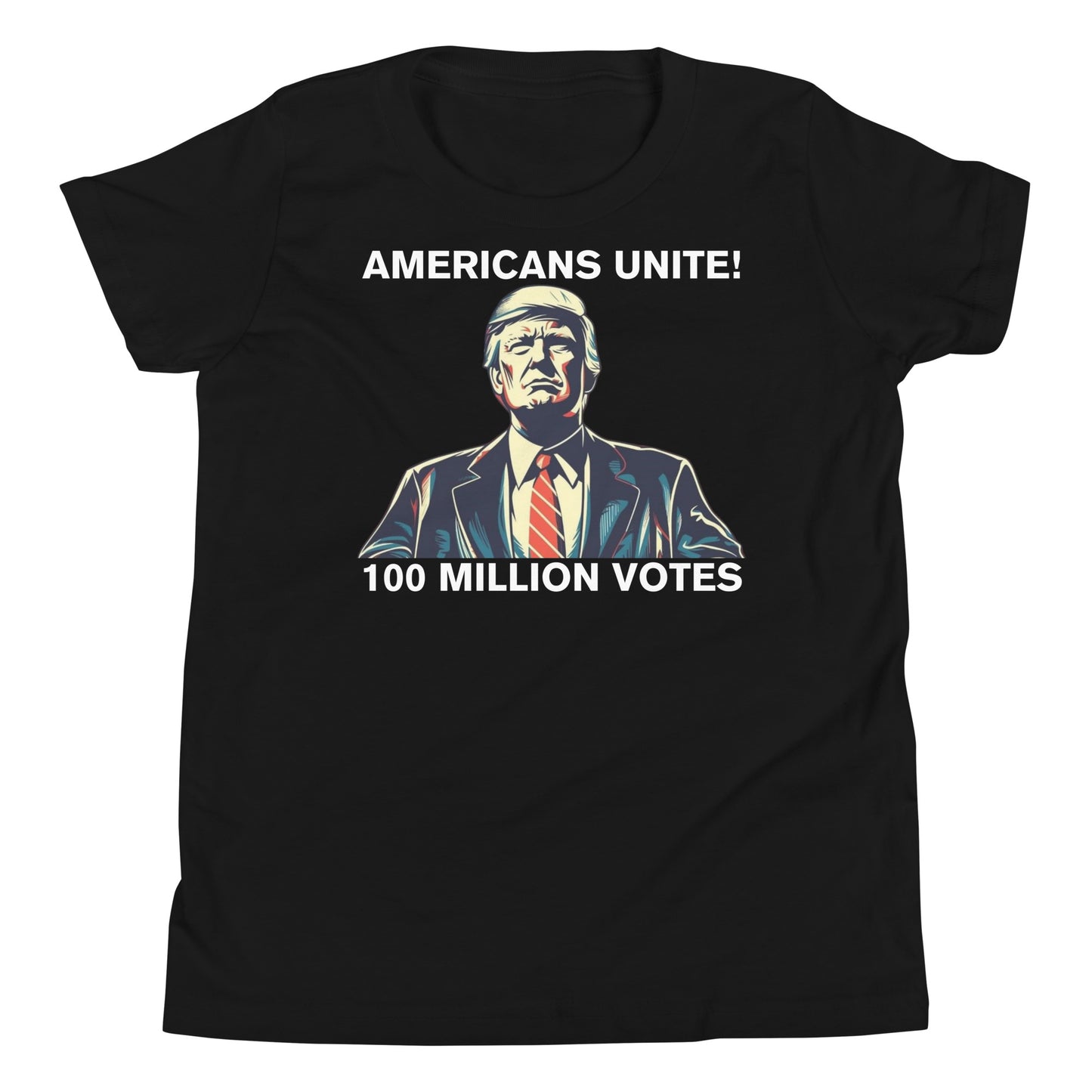 American’s Unite - 100 Million Votes for Trump Kids’ T-Shirt - Design 5